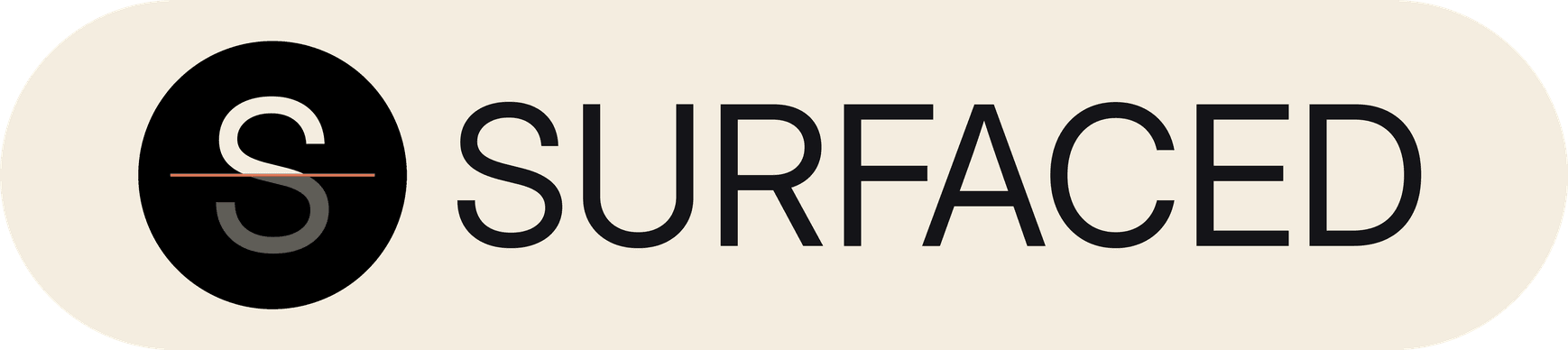 Surfaced channel mark