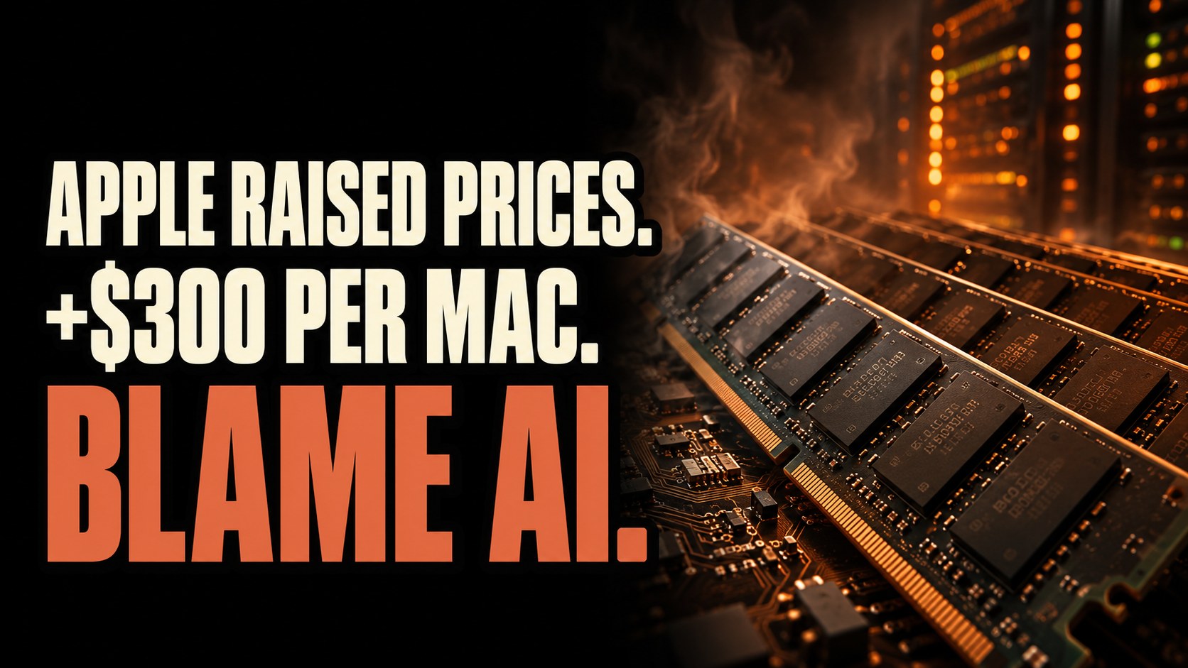 Apple Price Hike 2026: Why AI's Memory Shortage Just Cost You $300