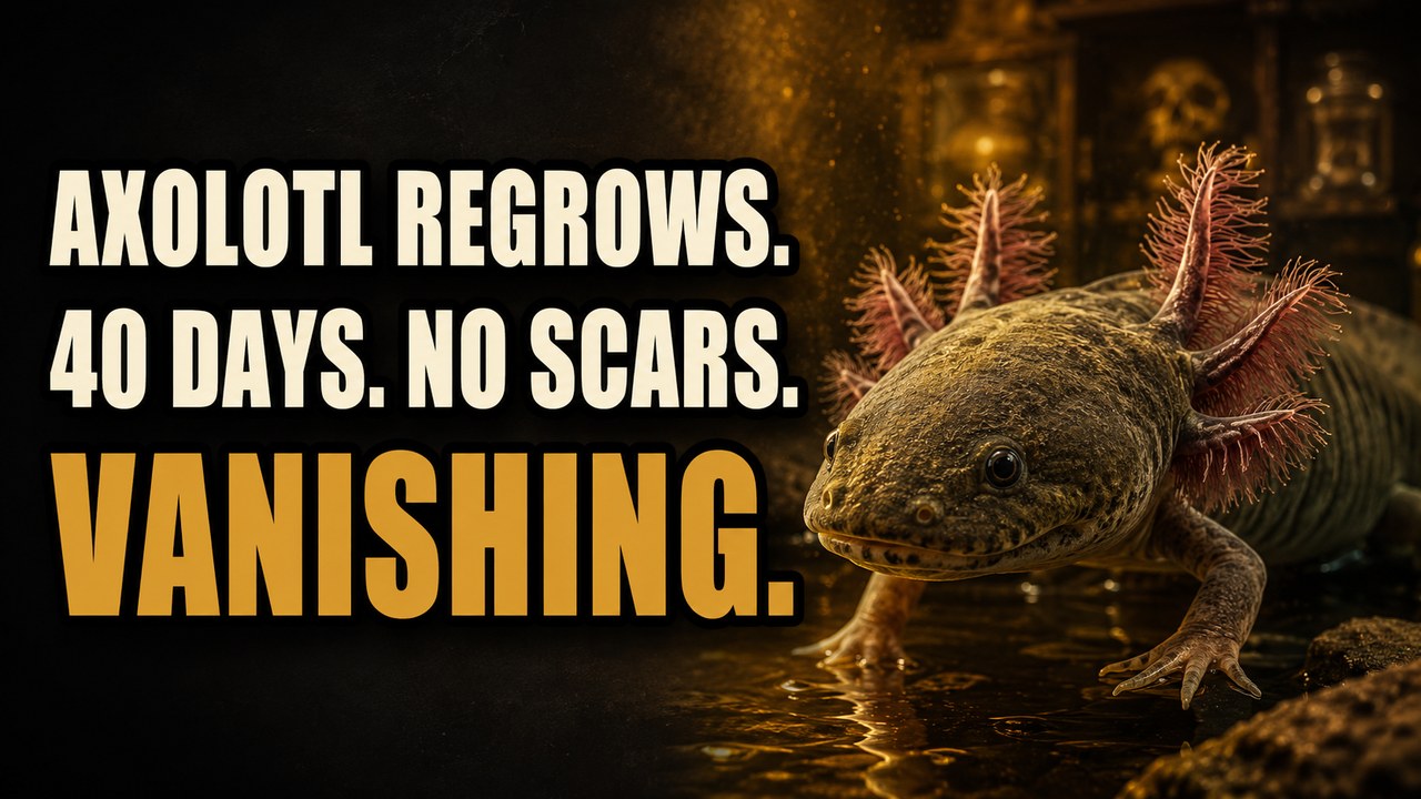 Why Axolotls Never Grow Up, and Regrow Their Own Brains