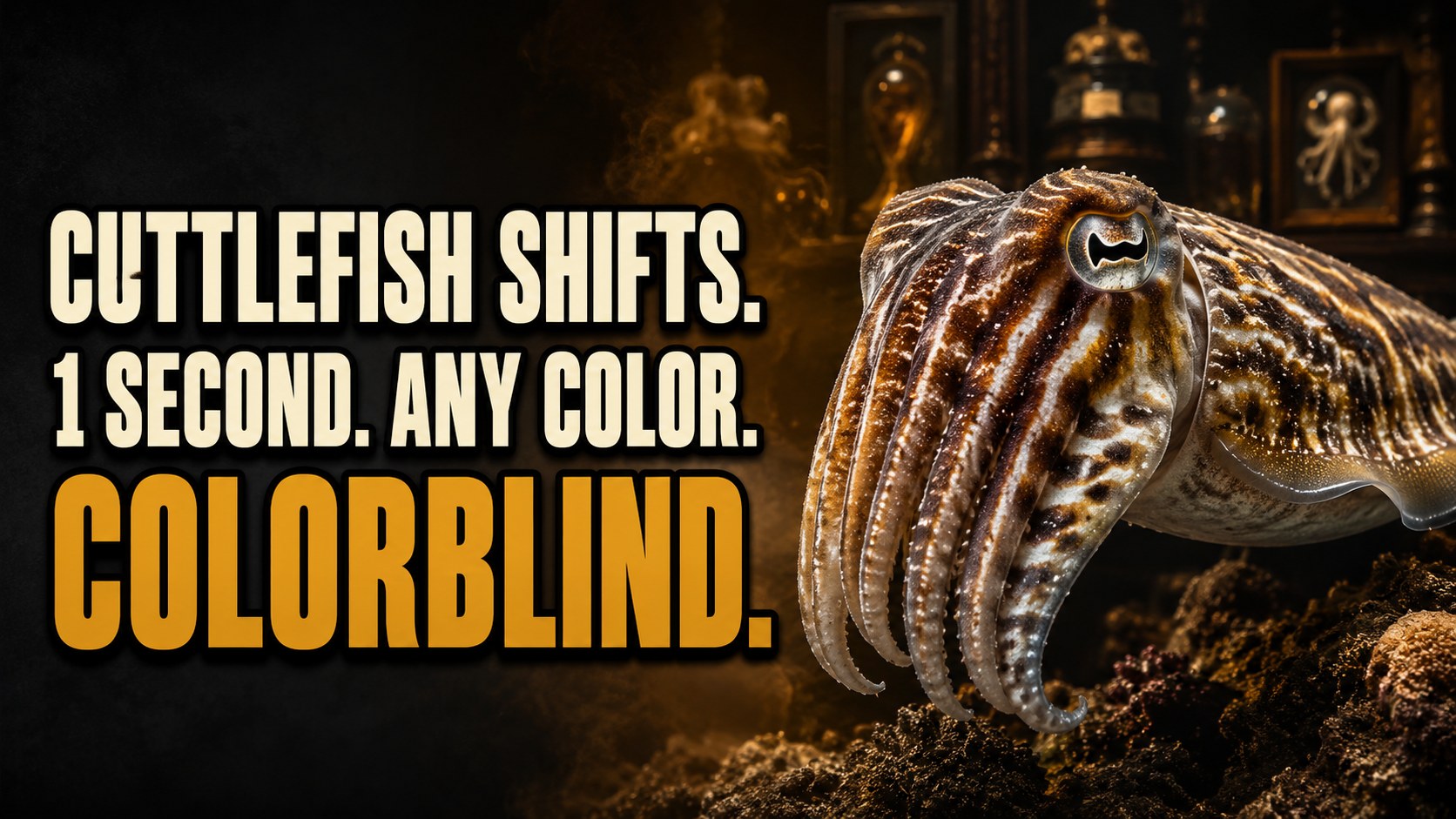 The Colorblind Cuttlefish That Wears Every Color