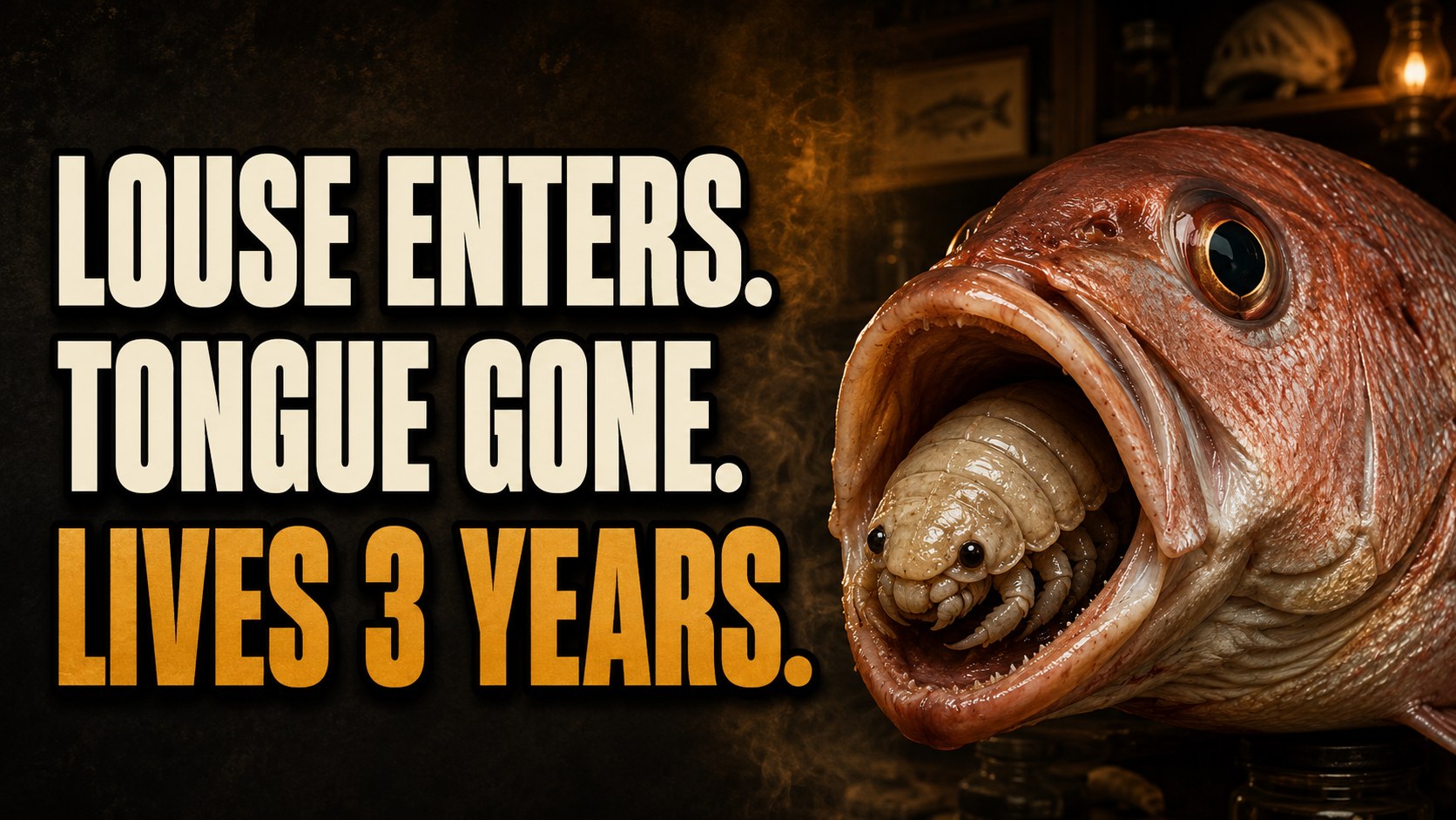 The Parasite That Replaces a Fish's Tongue: Cymothoa exigua